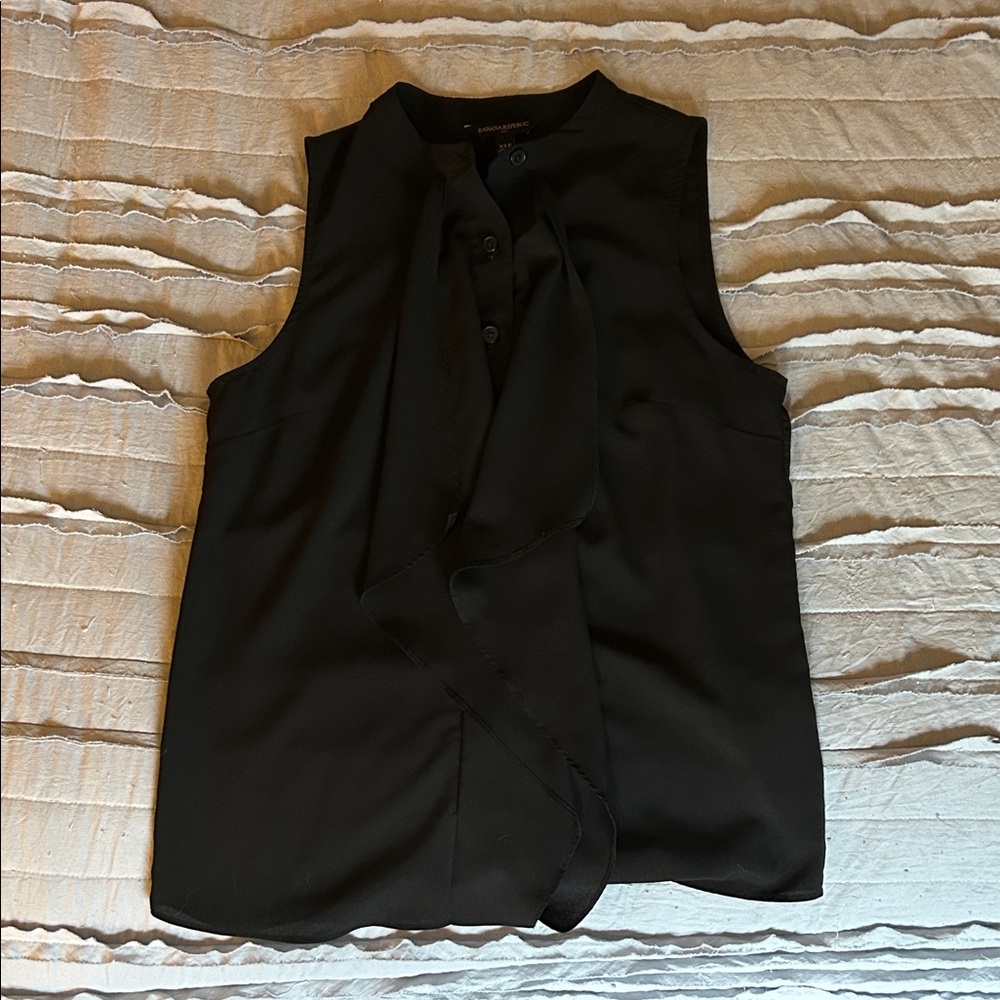 Banana Republic Black Sleeveless Top